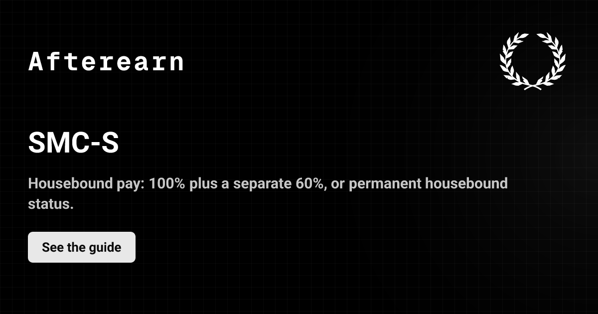 SMC-S (Housebound) for Veterans – Criteria, Evidence, and Rates | AfterEarn